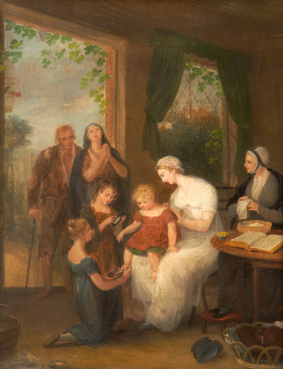 Välgörenhet, c.1780-1828 av William Redmore Bigg