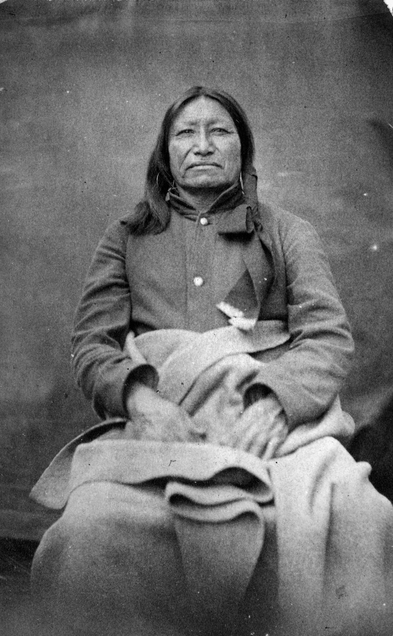Fläckig svans, Sioux-hövding, ca 1870 av William Richard Cross