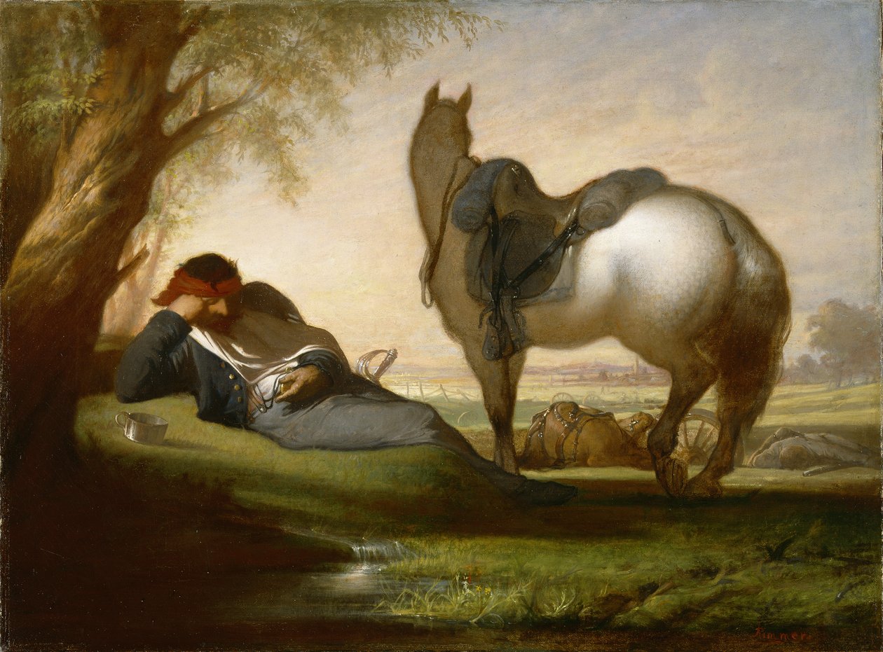 Inbördeskrigsscen, ca 1870-71 av William Rimmer