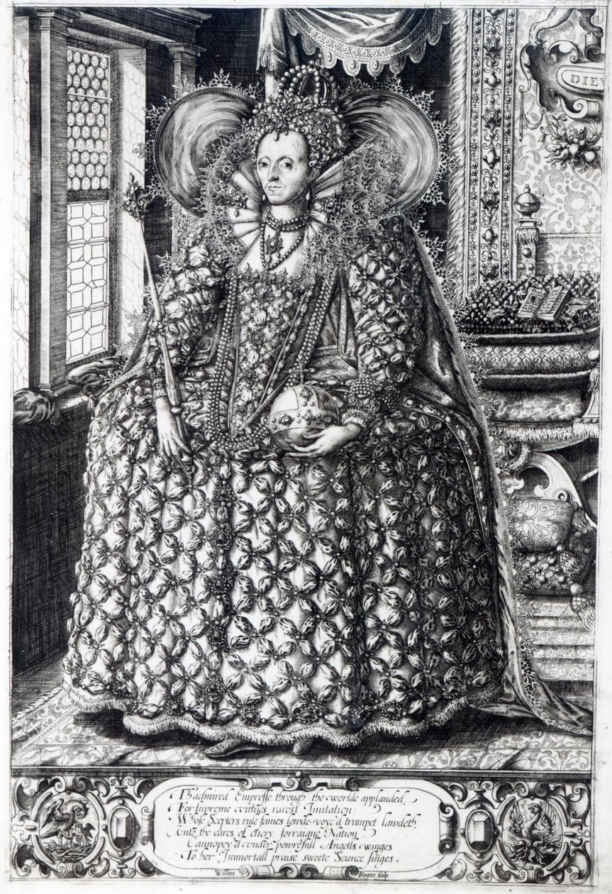 Porträtt av drottning Elizabeth I av William Rogers