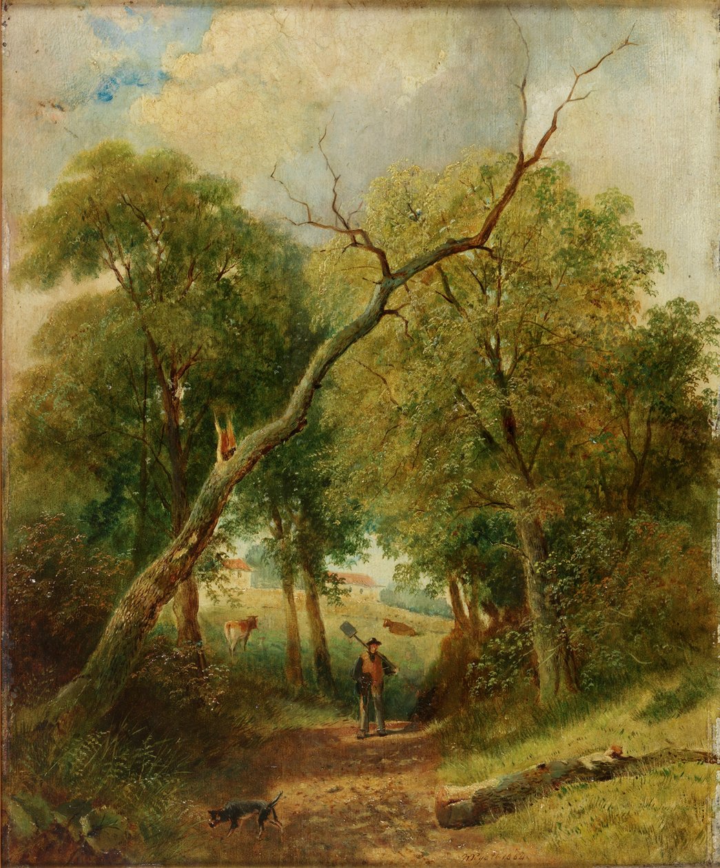 Landsbygd, 1864 av William Ryott