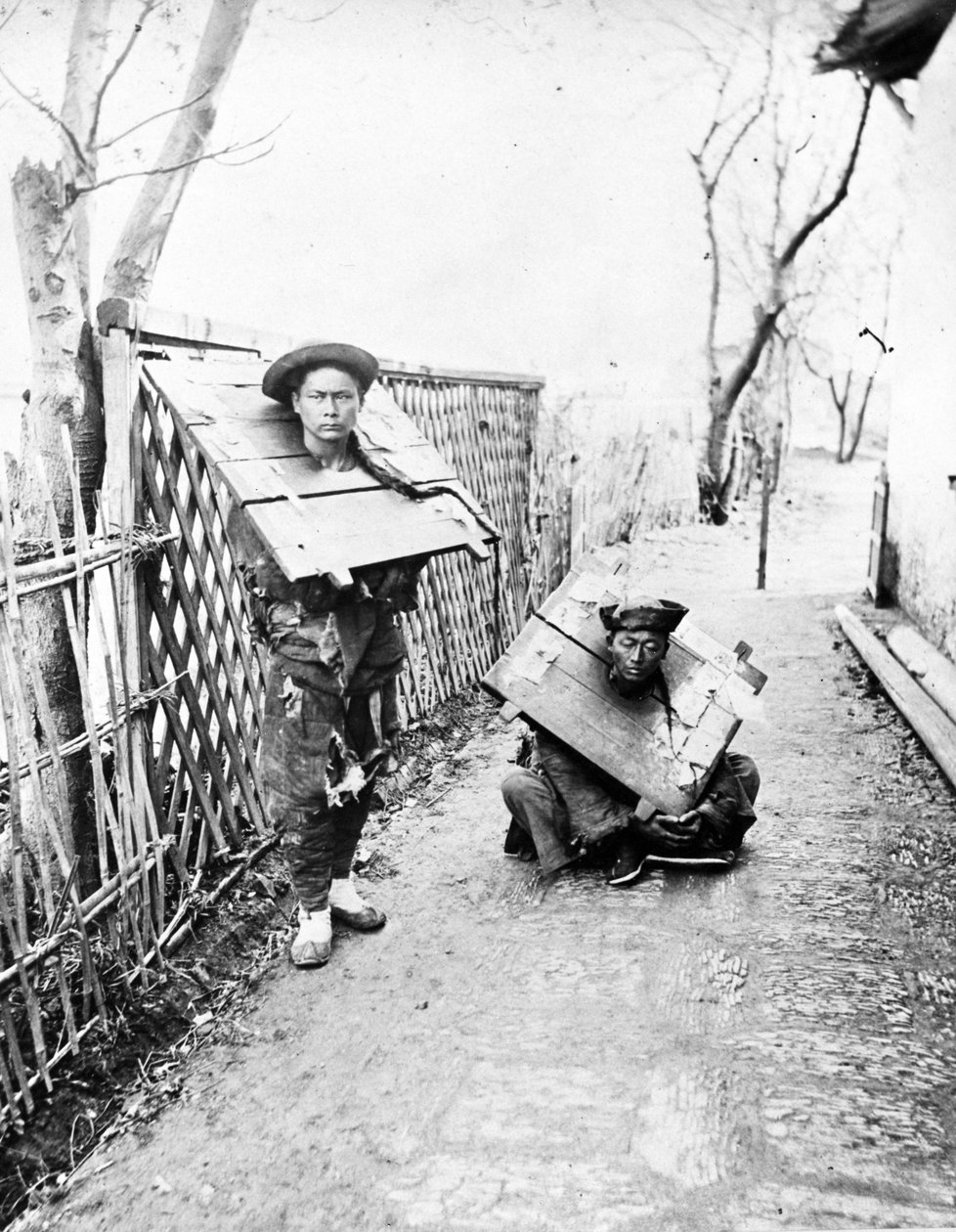 Kinesiska fångar, ca 1880 av William Saunders