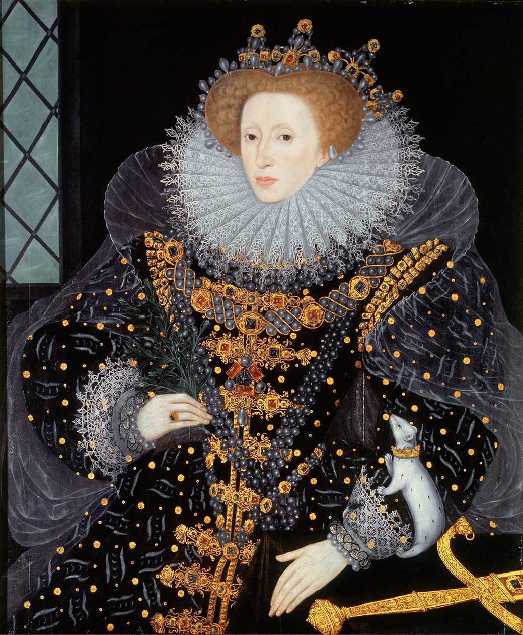 The Ermine Portrait of Elizabeth I of England av William Segar