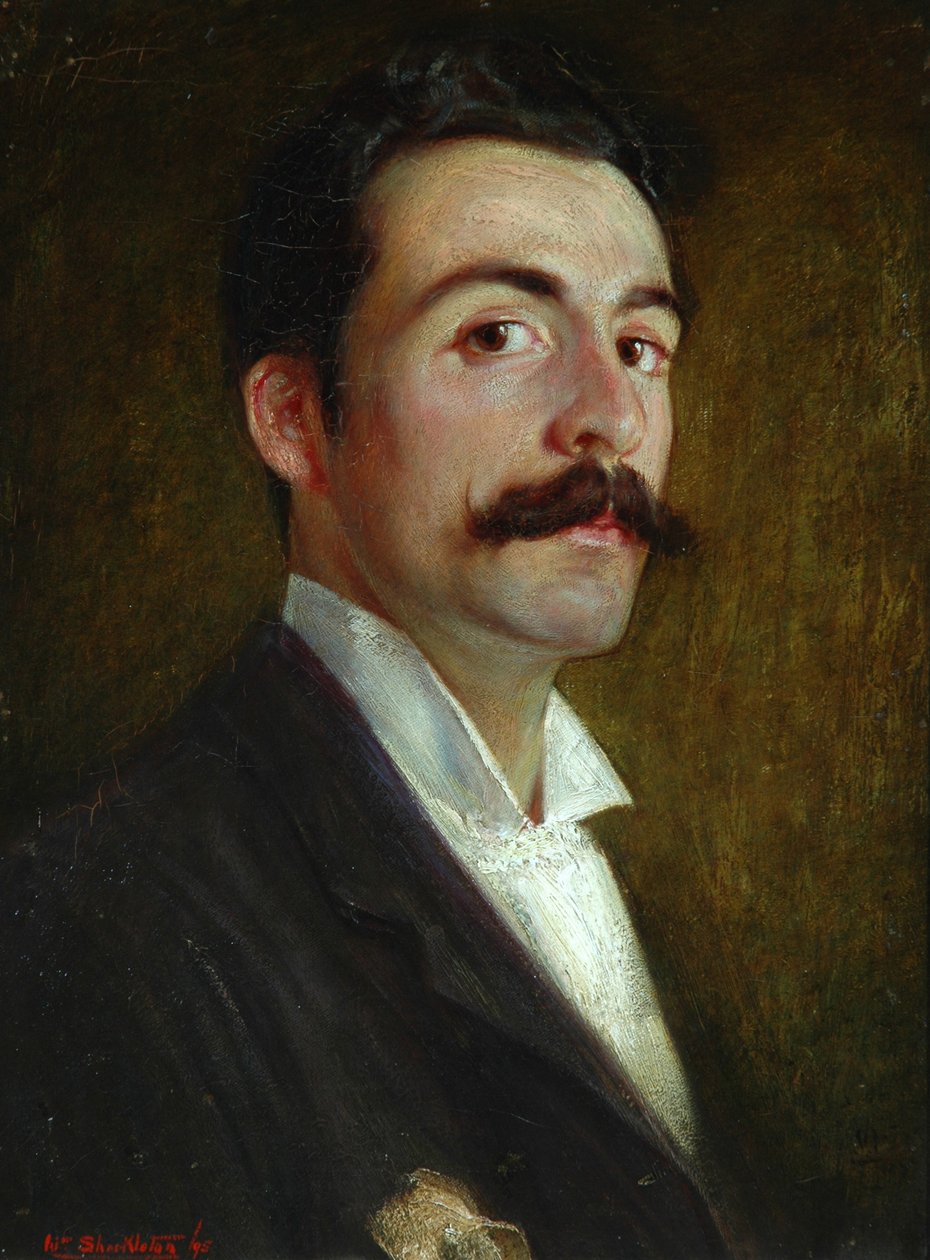 Självporträtt vid en ålder av 23 år, 1895 av William Shackleton