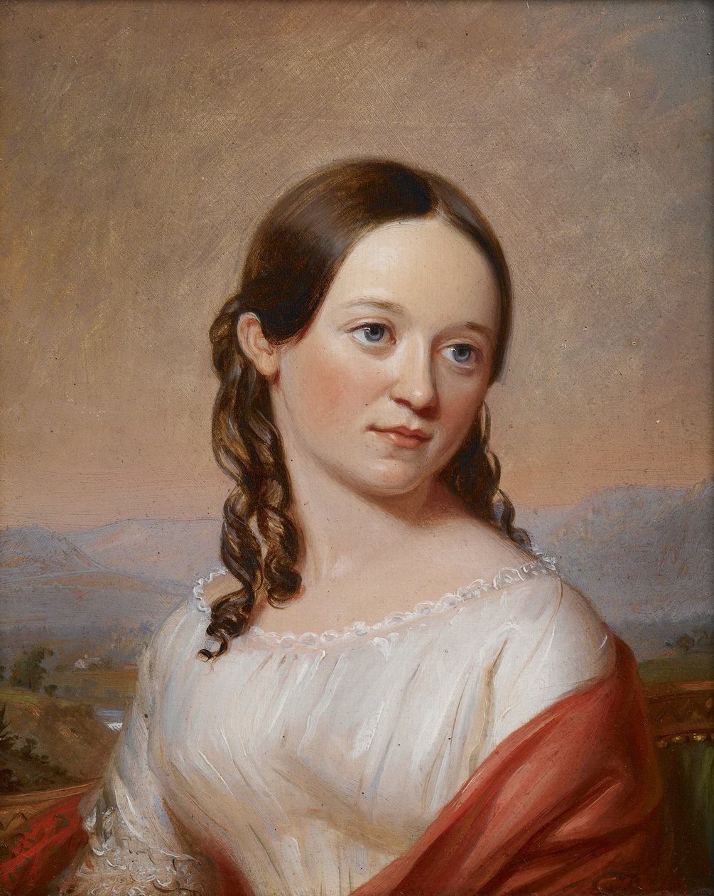 Porträtt av Julia Ann Seabury, 1846 av William Sidney Mount