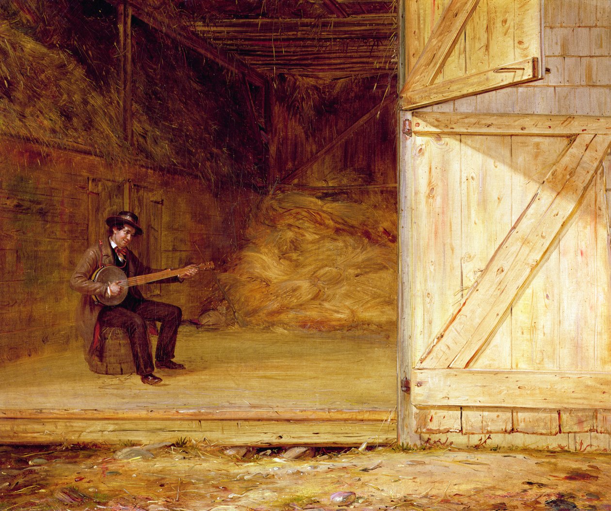 Banjospelaren, 1850-55 av William Sidney Mount