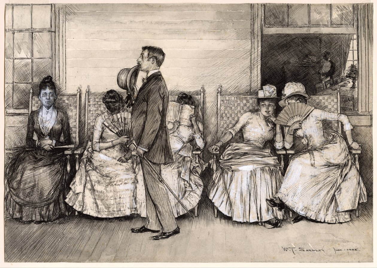 A Late Arrival av William Thomas Smedley
