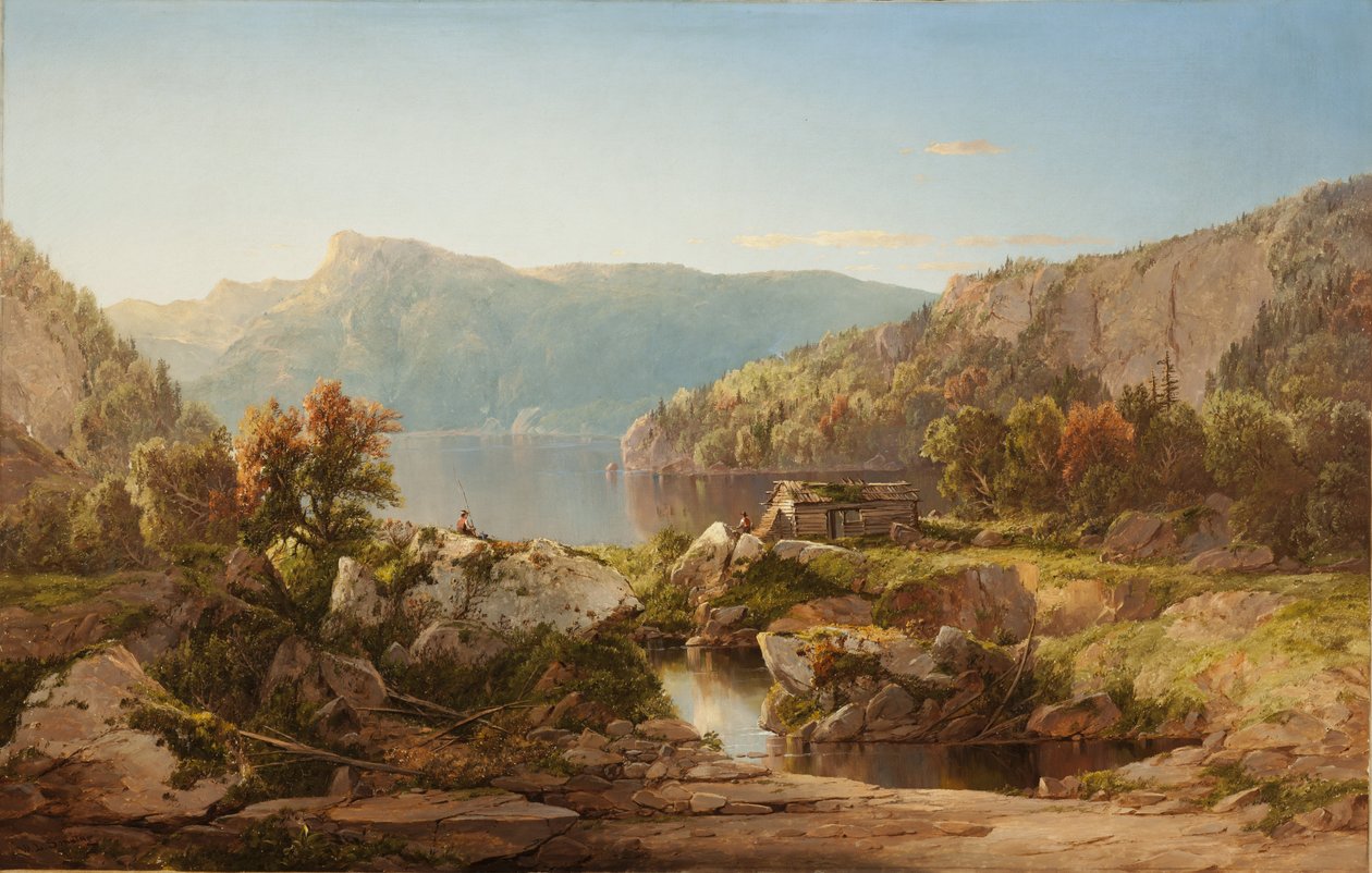 Höstmorgon på Potomac, ca 1860-talet av William Sonntag
