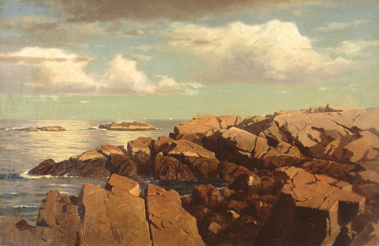 Efter en dusch, Nahant, Massachusetts, 1864 av William Stanley Haseltine