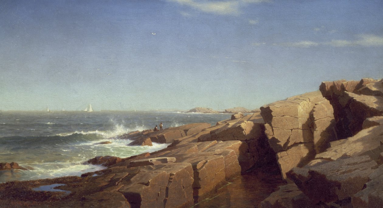 Klipporna vid Nahant, 1864 av William Stanley Haseltine