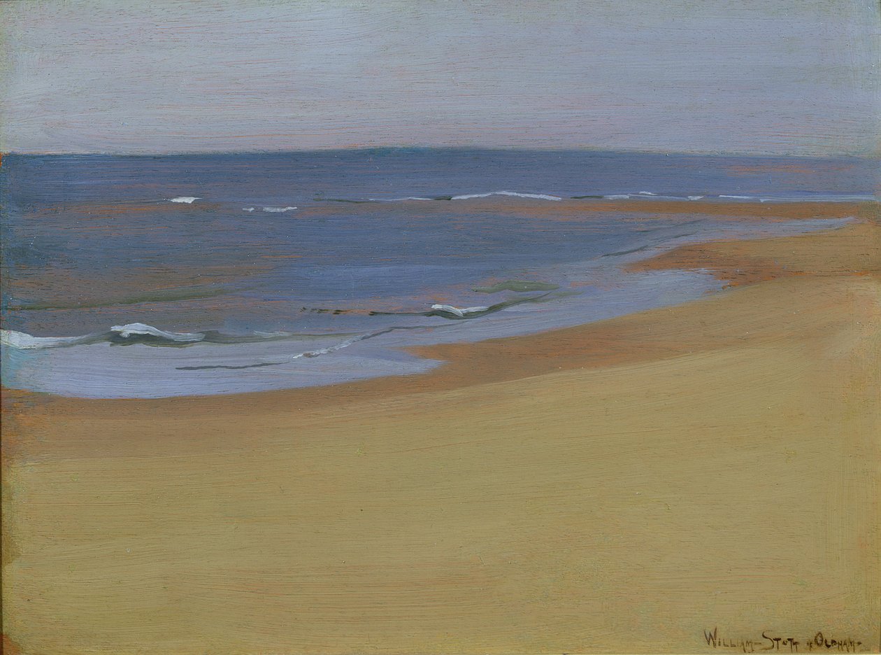 Turkos hav (panel) av William Edward Stott
