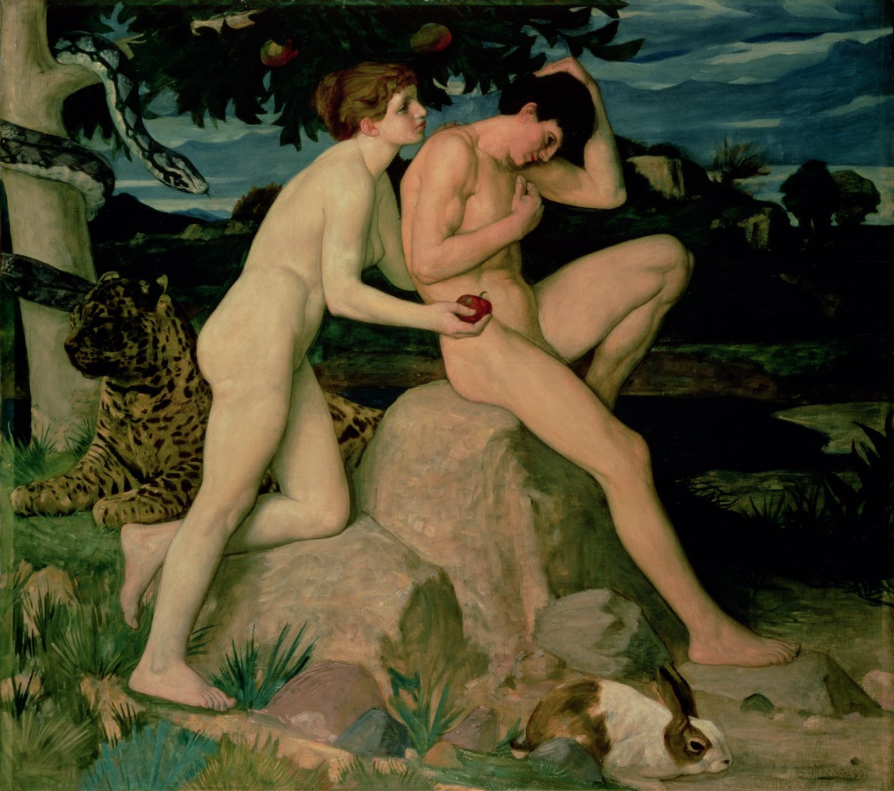 Adam och Eva av William Strang