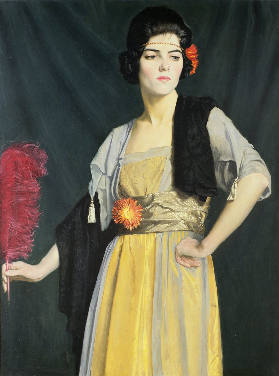 Fjäderfläkten av William Strang