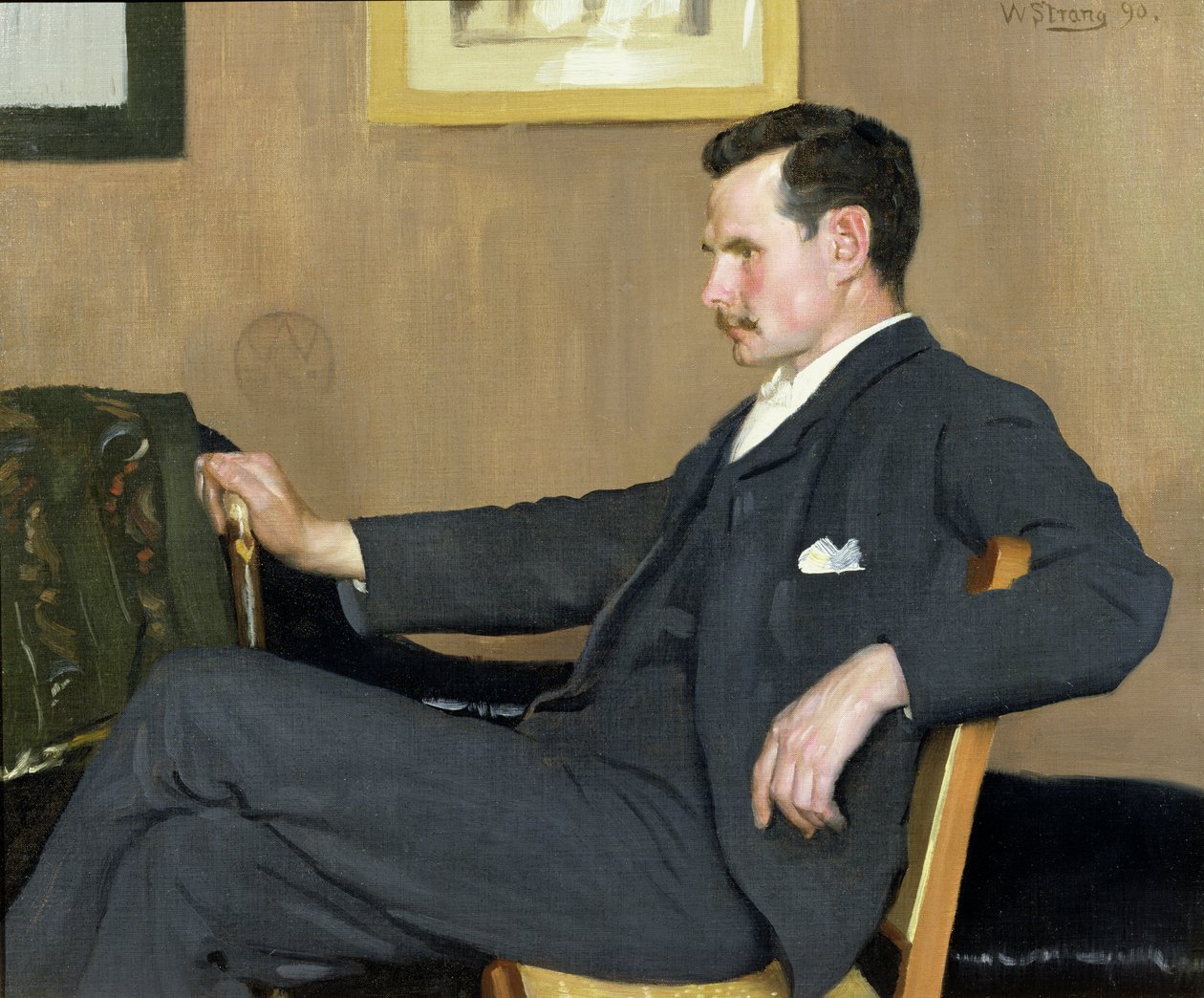 Mannen i den grå kostymen, 1890 av William Strang