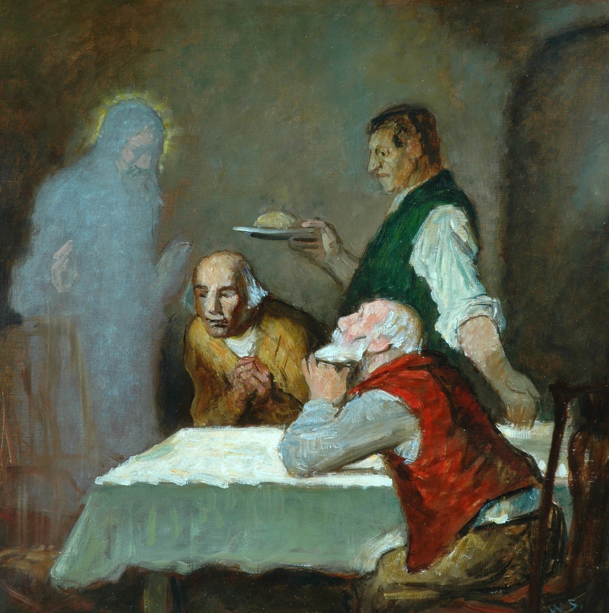 Nattvarden i Emmaus av William Strang