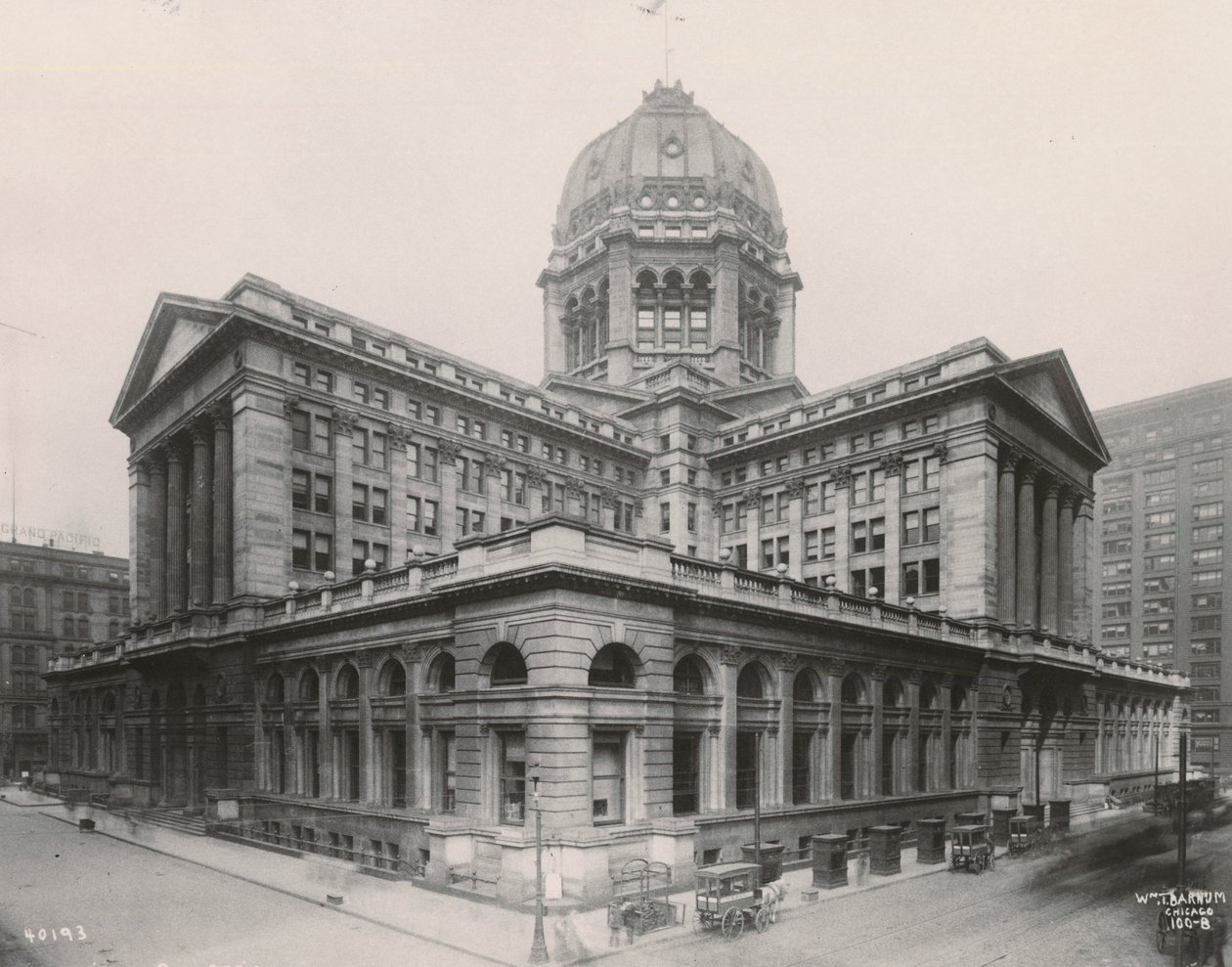 Utsikt över Chicago Federal Building, 1906 av William T. Barnum