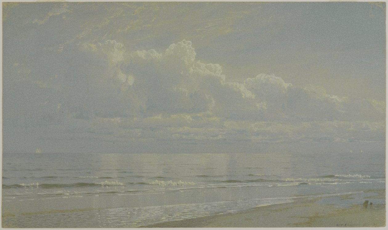 Thunderheads at Sea: The Pearl, 1871 (wc på papper) av William Trost Richards