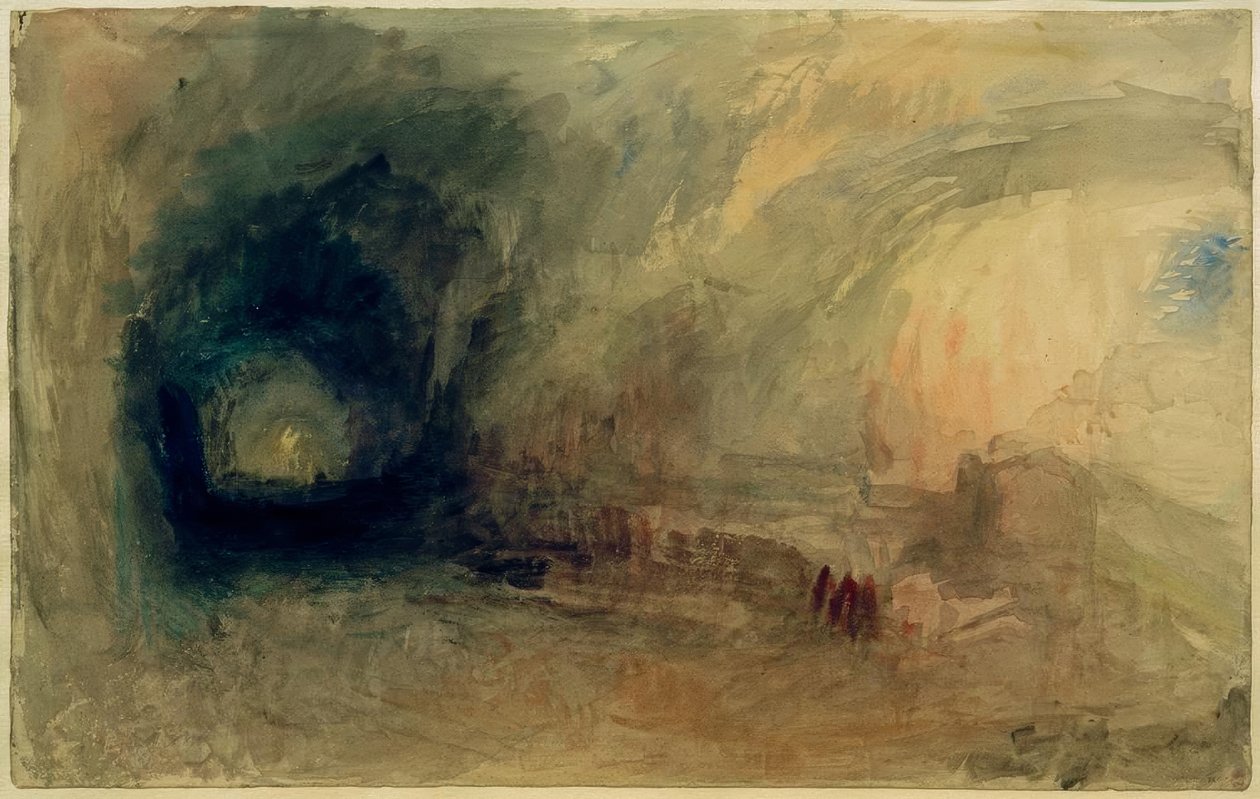 Ett bergspass av Joseph Mallord William Turner
