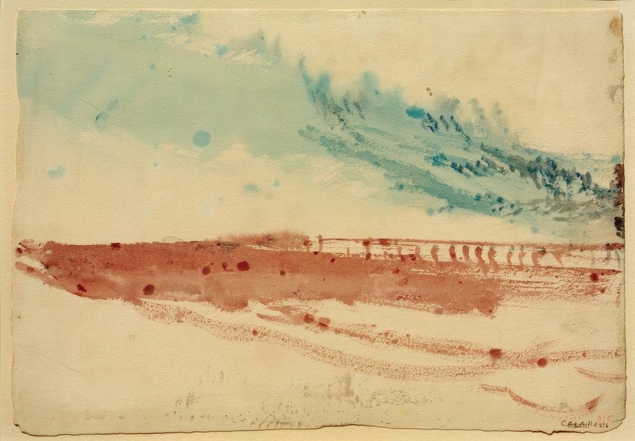 En sandsträcka (?) av Joseph Mallord William Turner