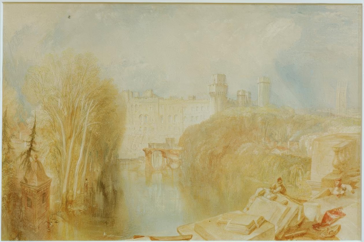 Utsikt över Warwick Castle av Joseph Mallord William Turner