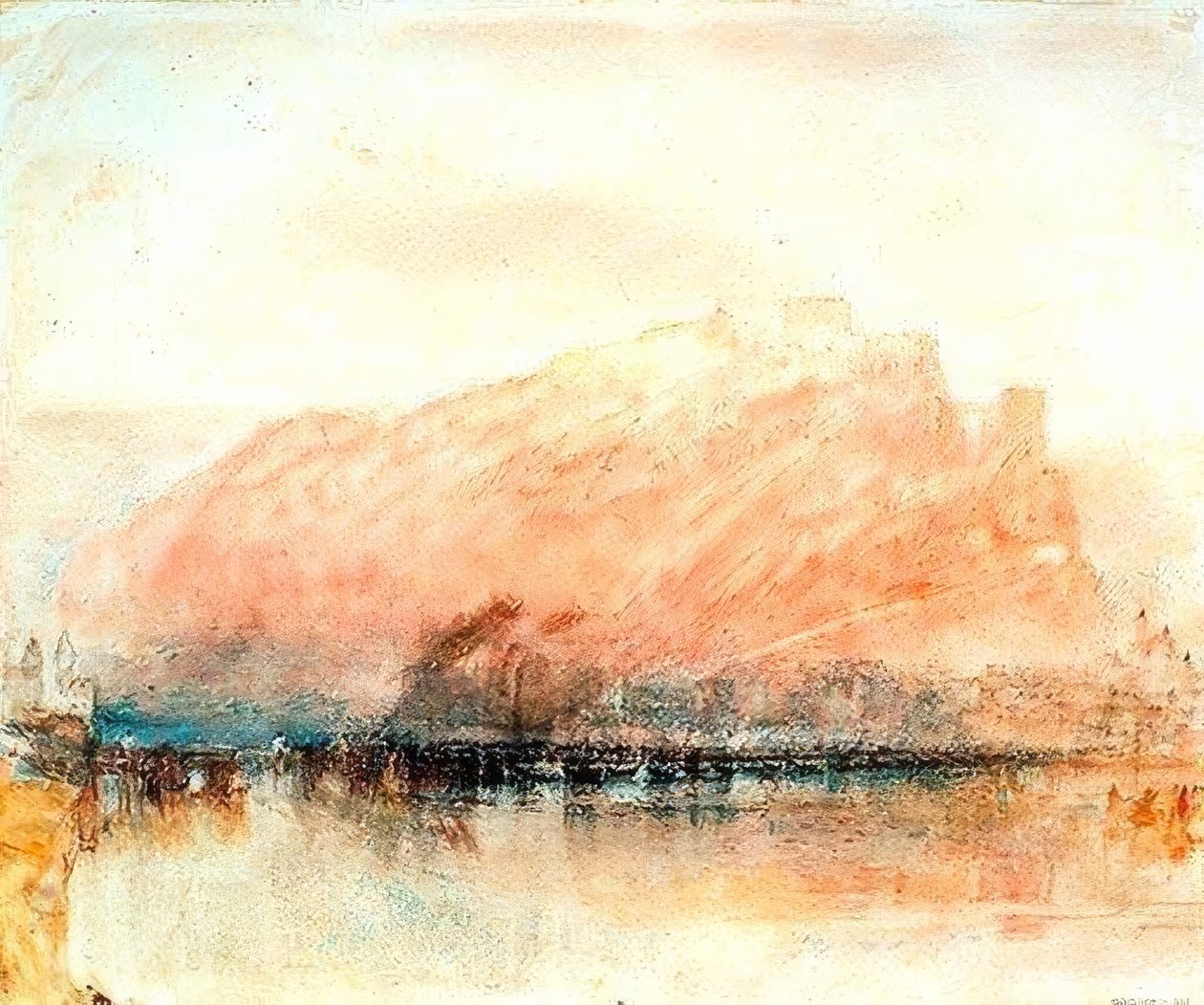 Ehrenbreitstein av Joseph Mallord William Turner