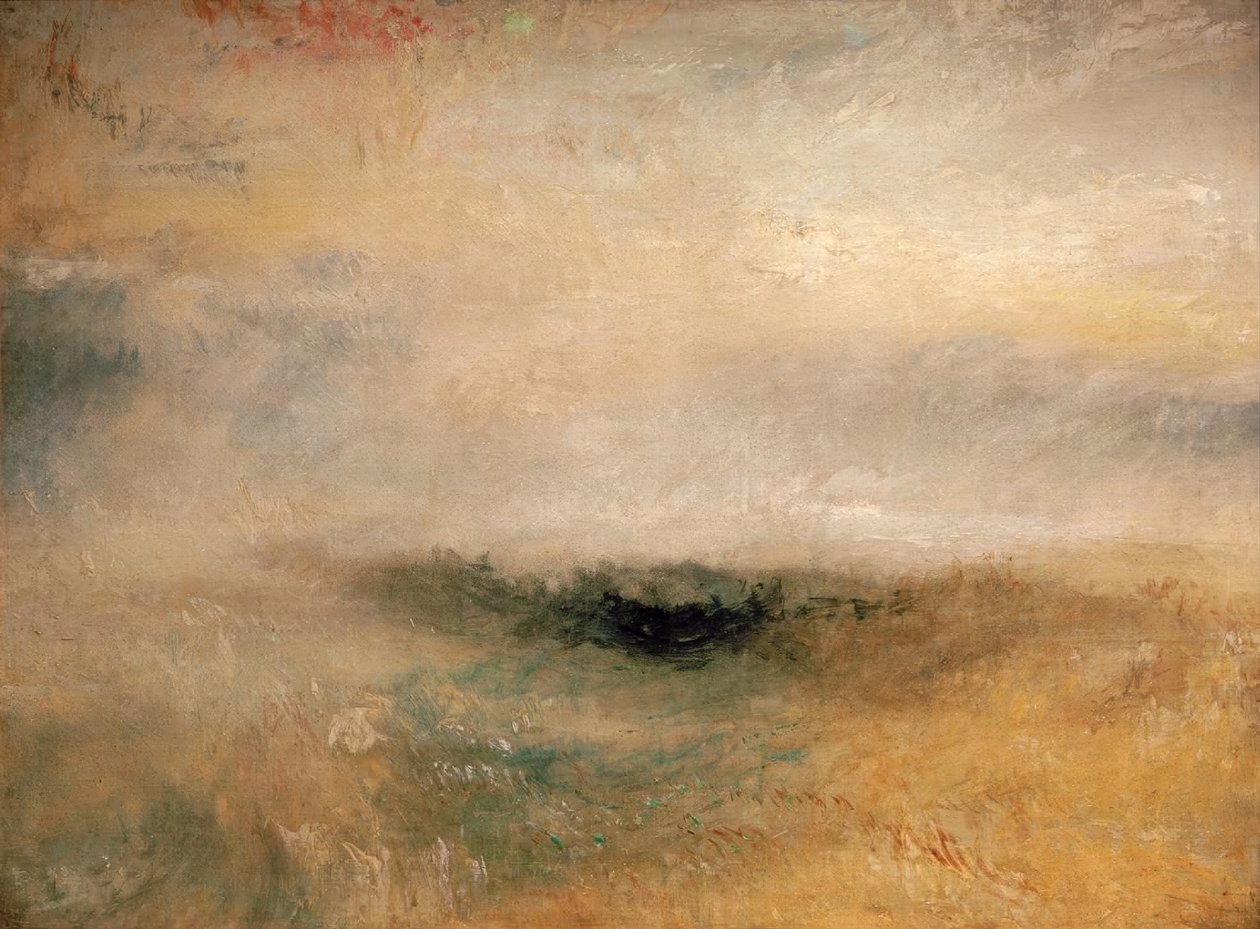 Havslandskap med storm på väg av Joseph Mallord William Turner