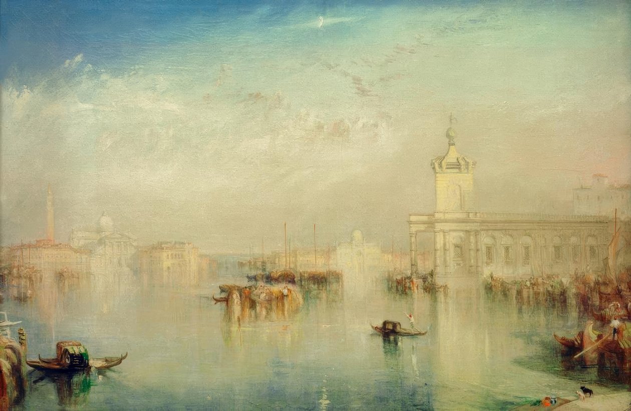 Dogana, San Giorgio, Citella, från stegen i Eur av Joseph Mallord William Turner