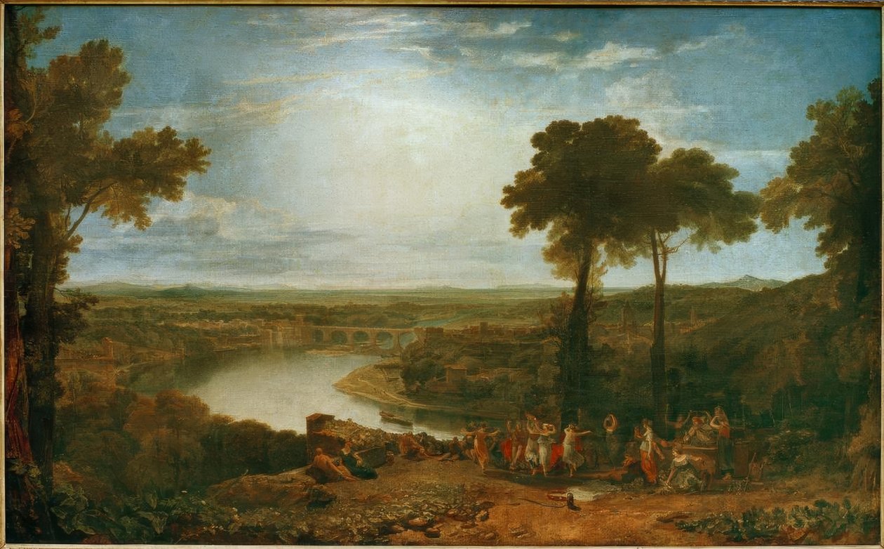 Festivalen vid invigningen av Vintage i Macon av Joseph Mallord William Turner