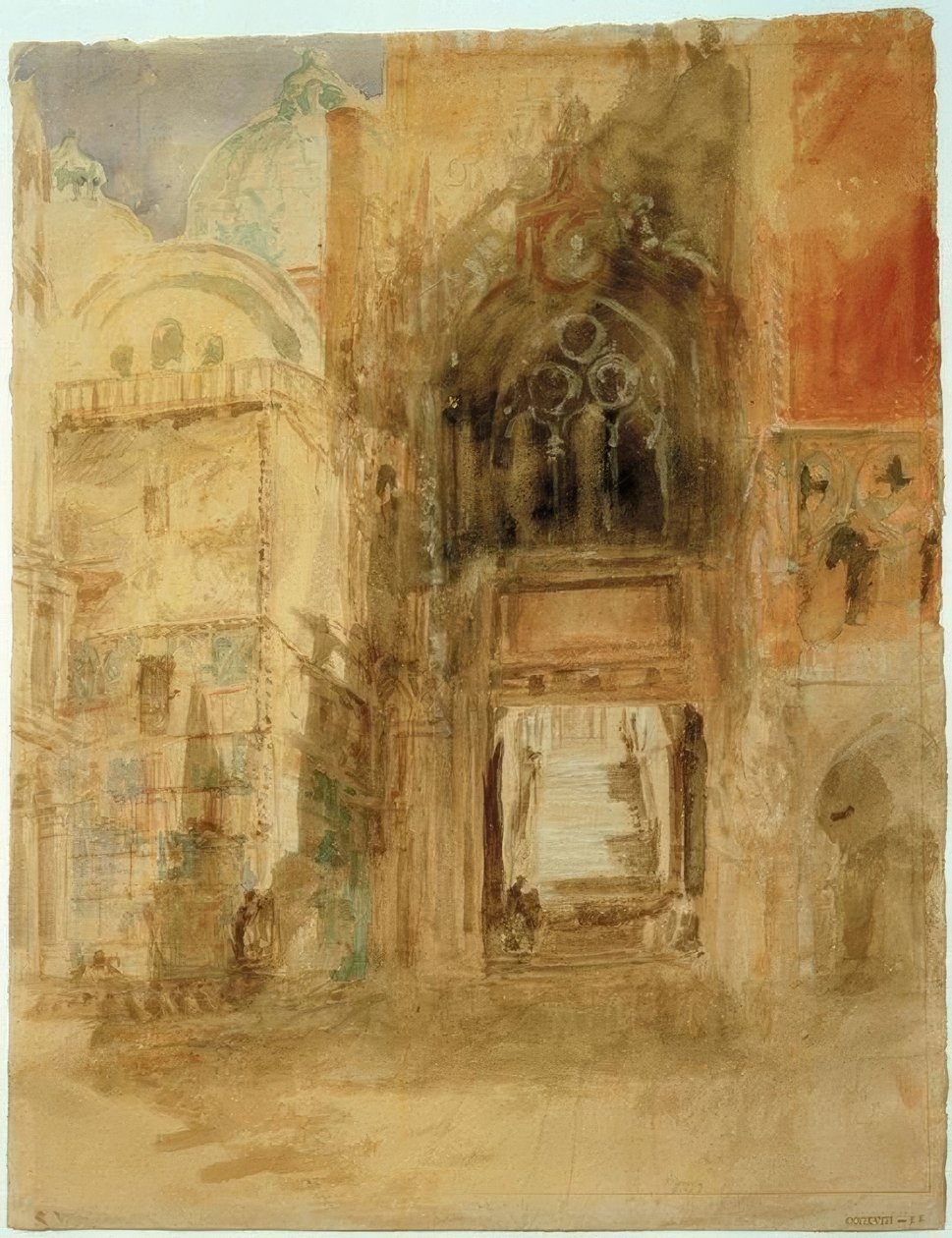 Porta della Carta, Dogepalatset av Joseph Mallord William Turner