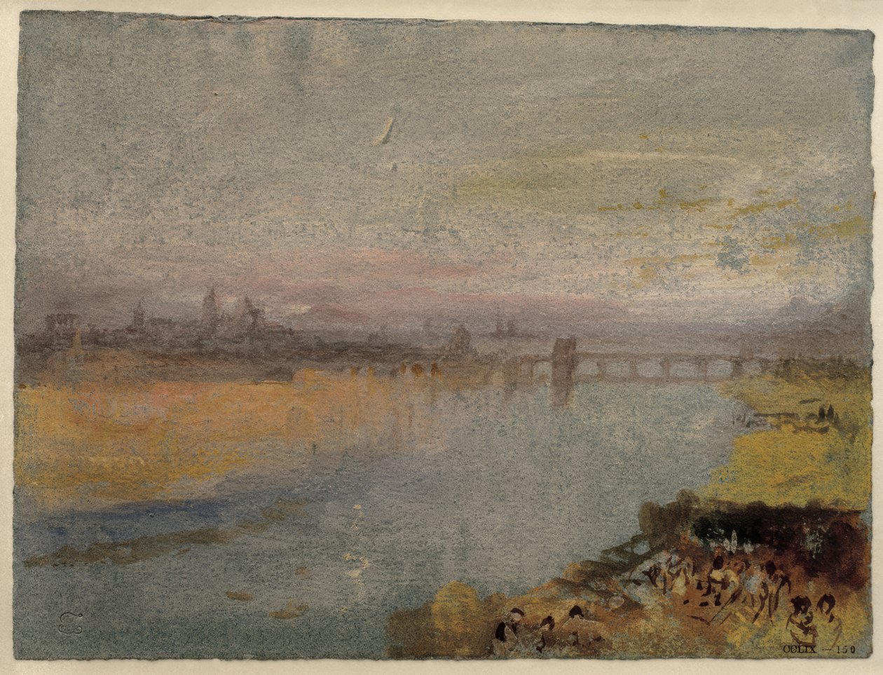 Trier sett från väster av Joseph Mallord William Turner