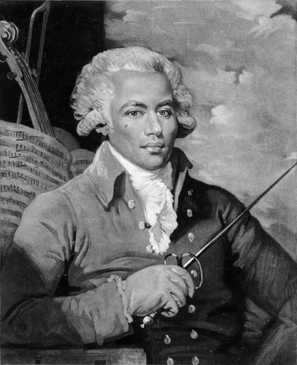 Portrait of Joseph Bologne de Saint-George av William Ward