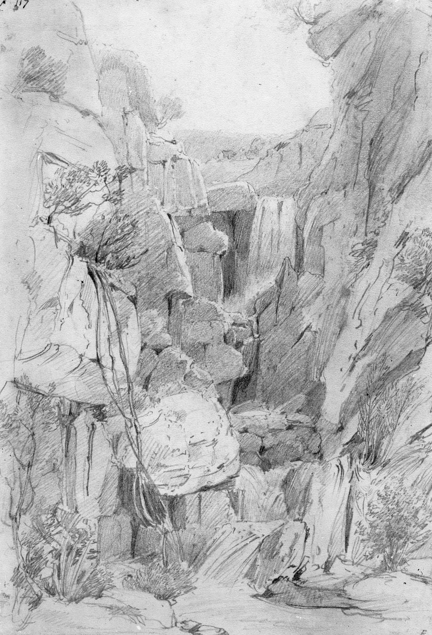 Kloof på Taffelberget, 1801 av William Westall