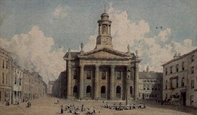 Sessions House och marknad, Lancaster av William Westall