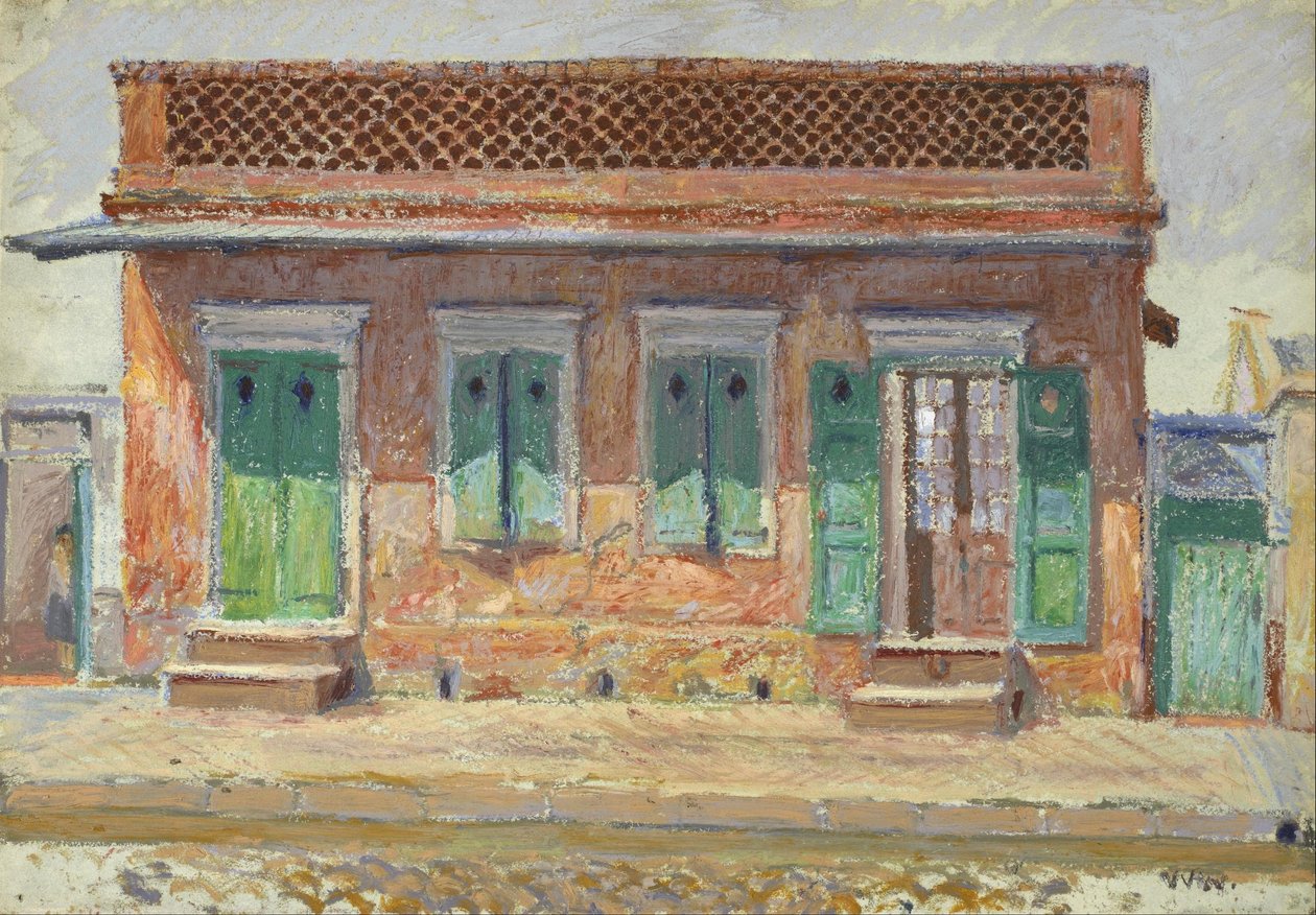 House on Dumaine Street, New Orleans av William Woodward