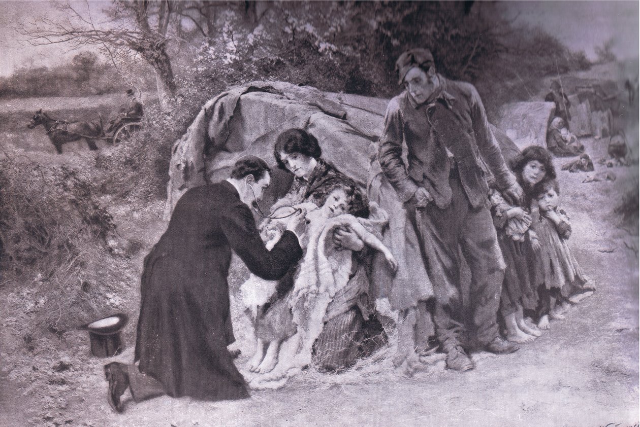 En god samarit, Bibbys Annual, 1916-1917 av William after Small