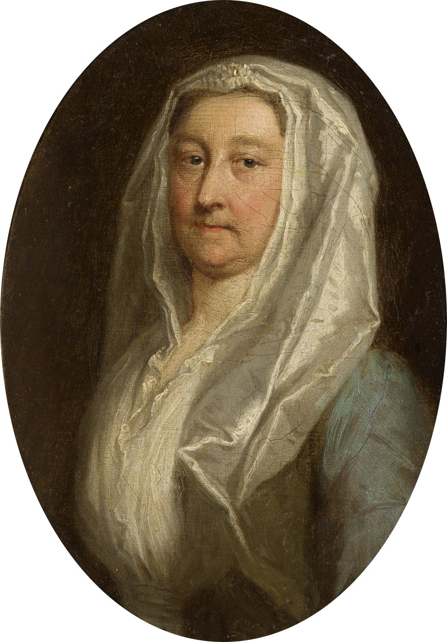 Lady Byrne av William circle of Hogarth