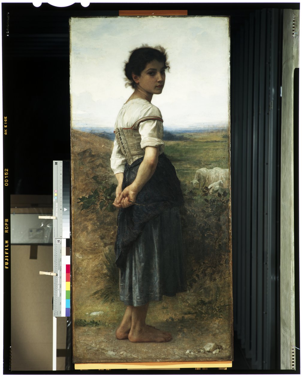 Den unga herdinnan, 1885 av William Adolphe Bouguereau