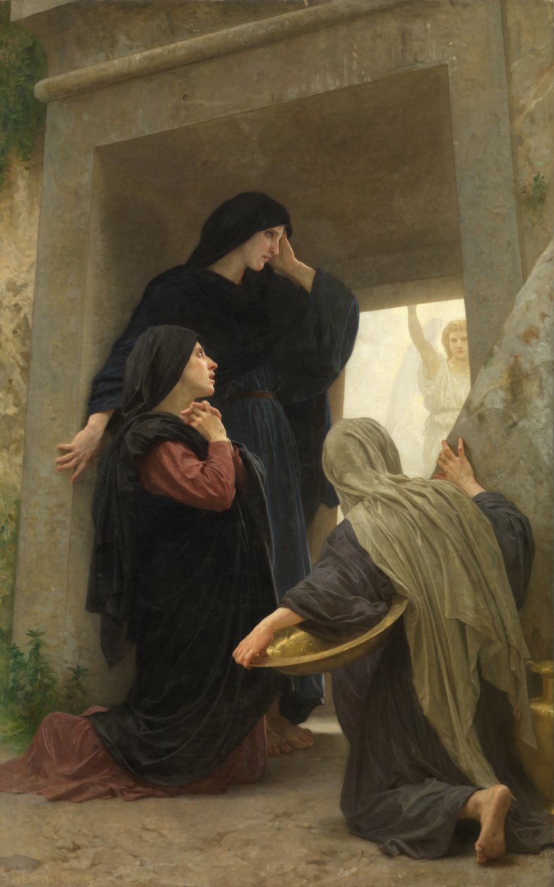 De heliga kvinnorna vid Kristi grav av William Adolphe Bouguereau