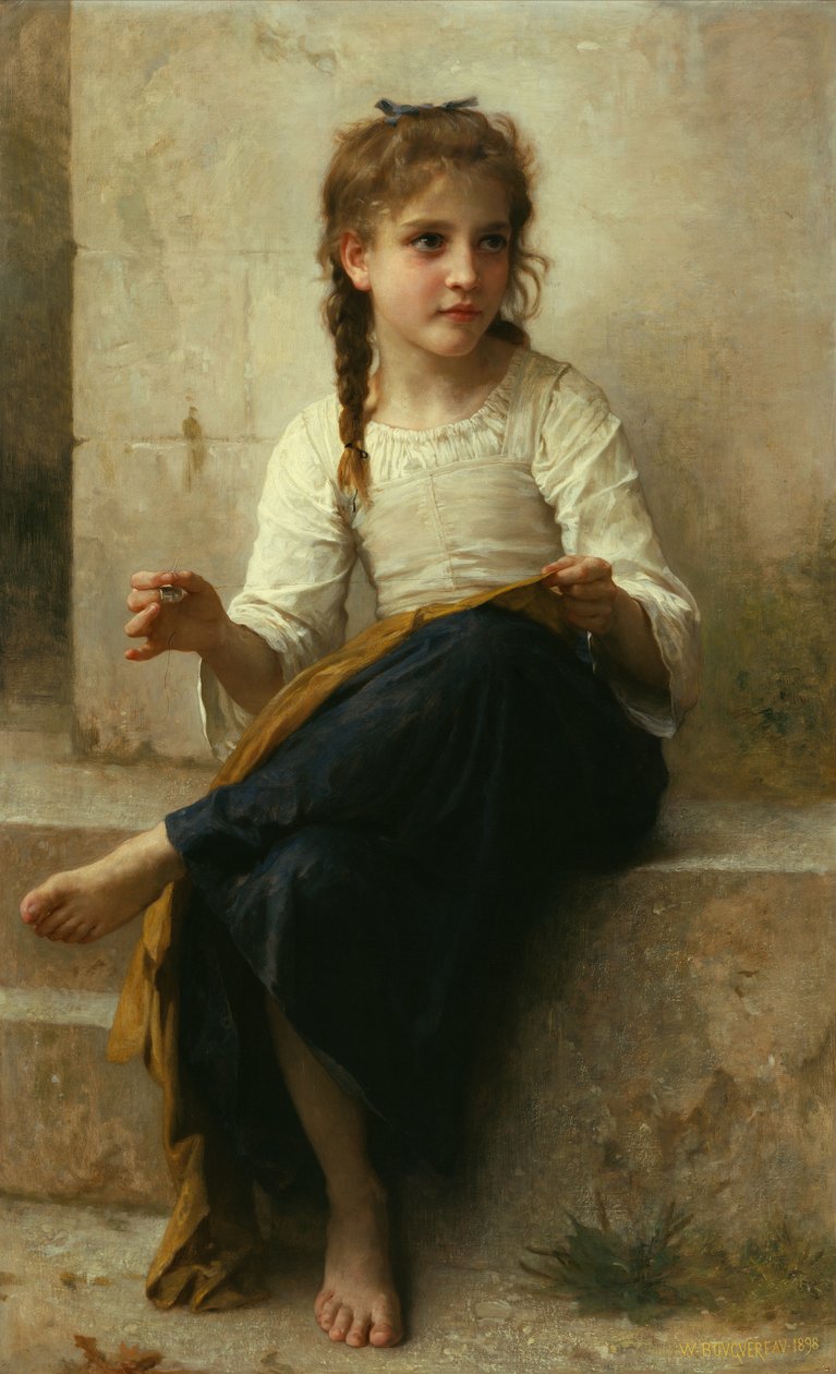 Sömmerskan av William Adolphe Bouguereau