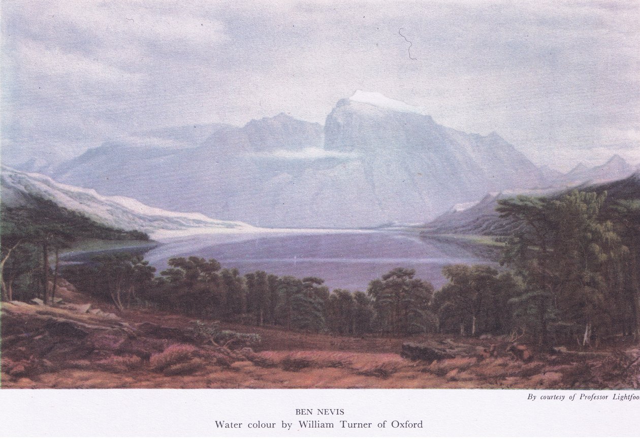 Ben Nevis, från British Adventure publicerad av Collins av Joseph Mallord William Turner