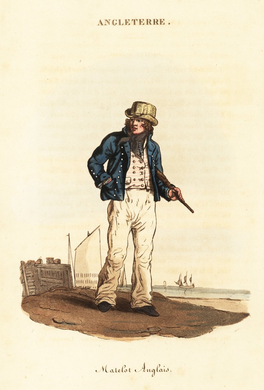 Brittisk sjöman i Lord Nelsons flotta av William (after) Alexander
