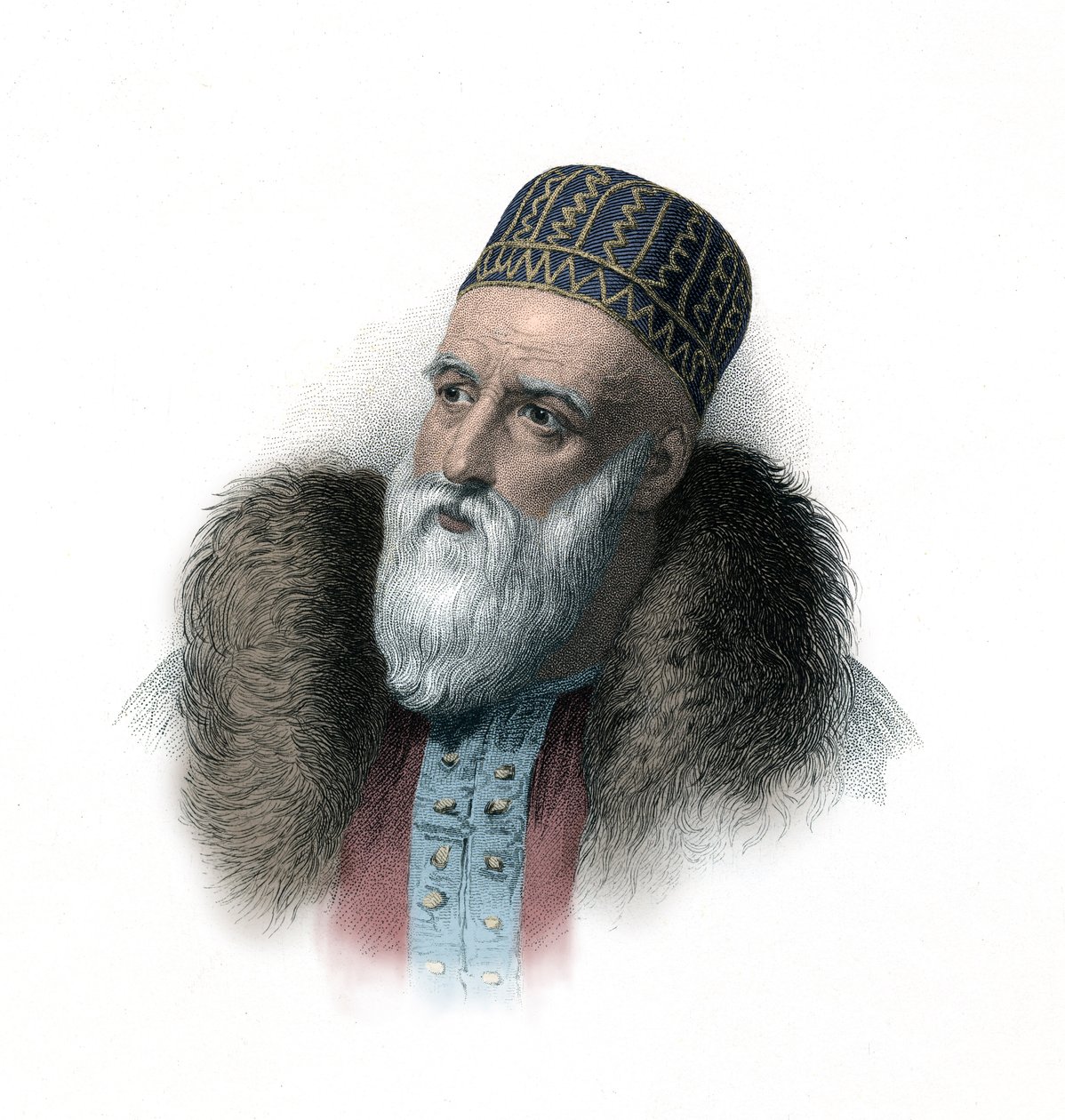 Ali Pacha / Pasha, även känd som "lejonet från Yannina av William (after) Finden