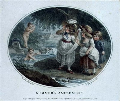 Sommarens Nöje, graverad och pub. av Thomas Gaugain (1748-1812) av William (after) Hamilton