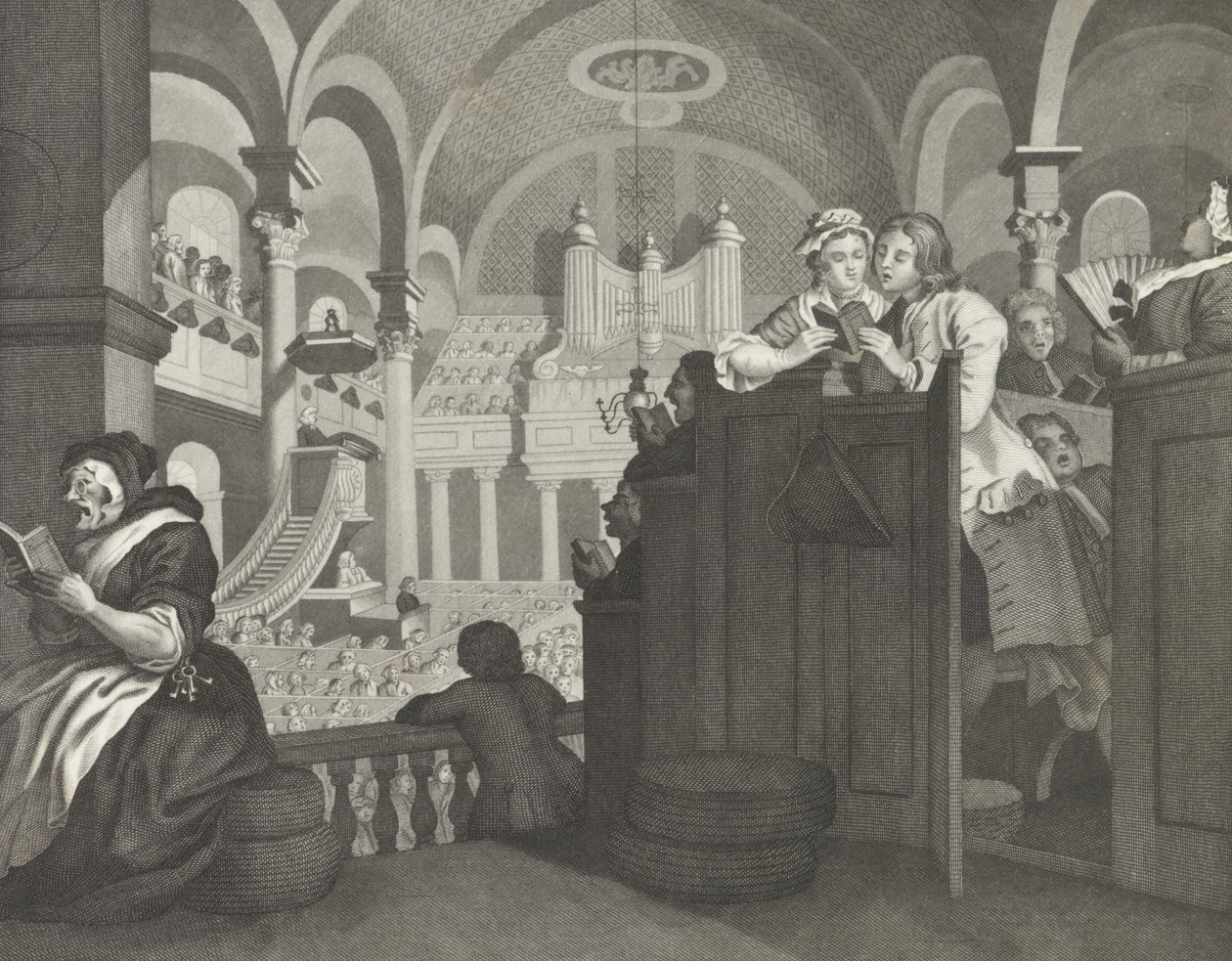 Goodchilds lediga söndag - av William (after) Hogarth