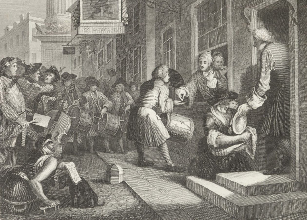 Goodchilds bröllopsdag av William (after) Hogarth