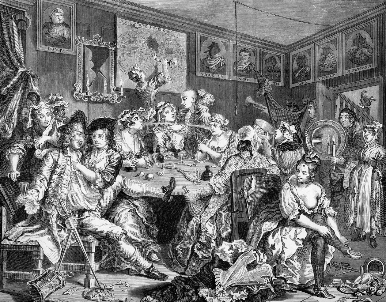 Rakes framsteg av William (after) Hogarth