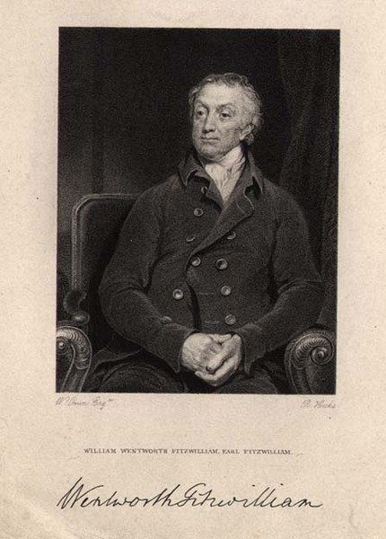 William Wentworth Fitzwilliam, 2nd Earl Fitzwilliam (1748-1833), graverad av R. Hicks av William (after) Owen