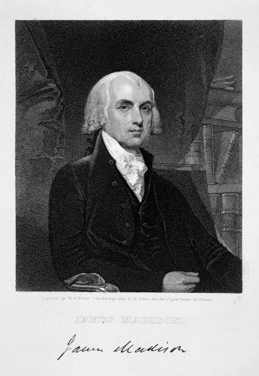 James Madison, 4:e presidenten i USA, 1800-talet av William A Wilmer