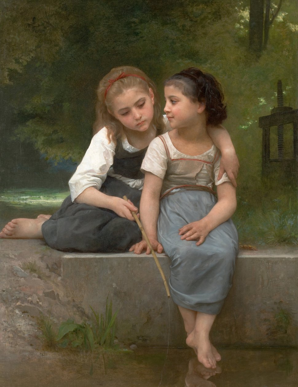 Fiske efter grodor av William Adolphe Bouguereau