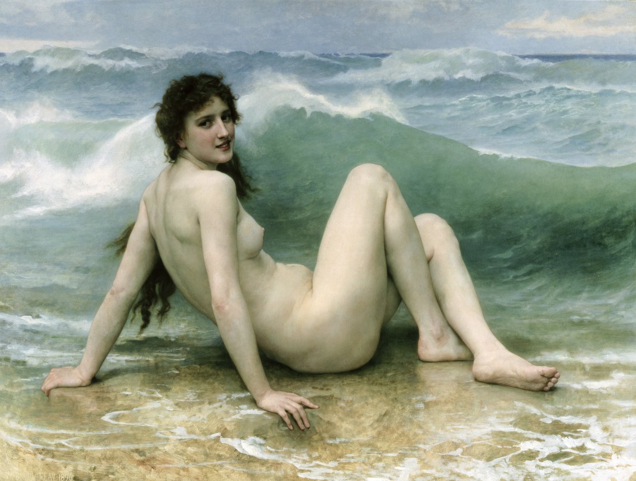 Vågen, 1896 av William Adolphe Bouguereau